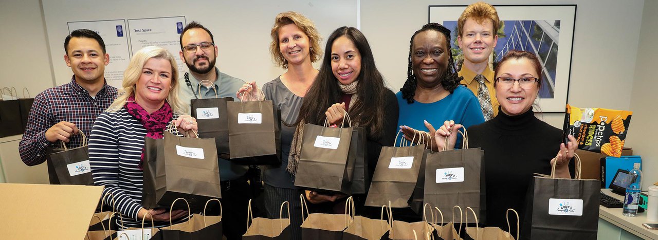 CSUSB’s Staff Council holding Cody’s Champ Packs