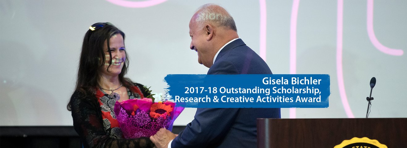 Gisela Bichler 2017-18 Outstanding Scholarship, Research & Creative Ac