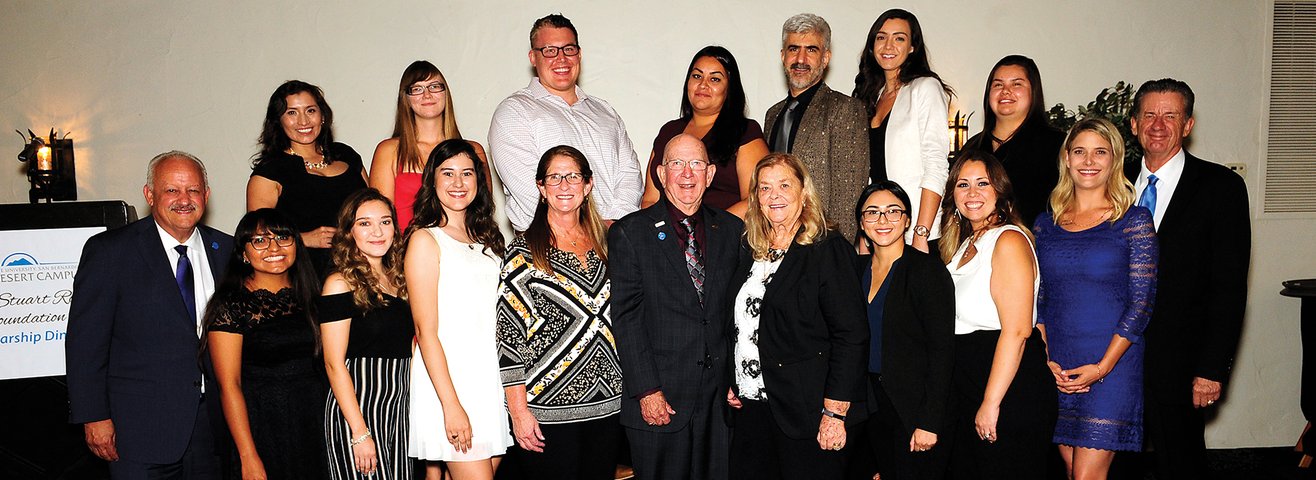 Group photo from Rogers Scholarship Dinner